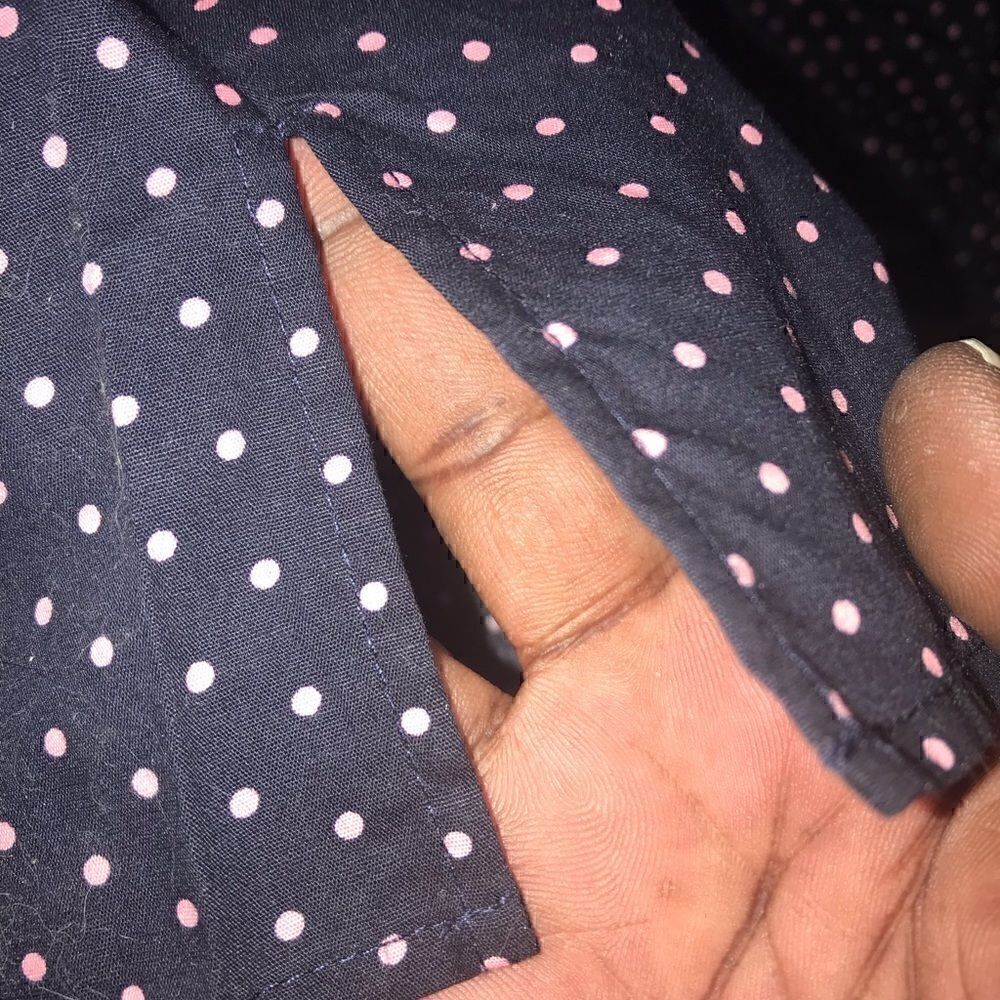 Eloquii Polka Dot Tie Front Top-Sz 24 - Picture 5 of 9